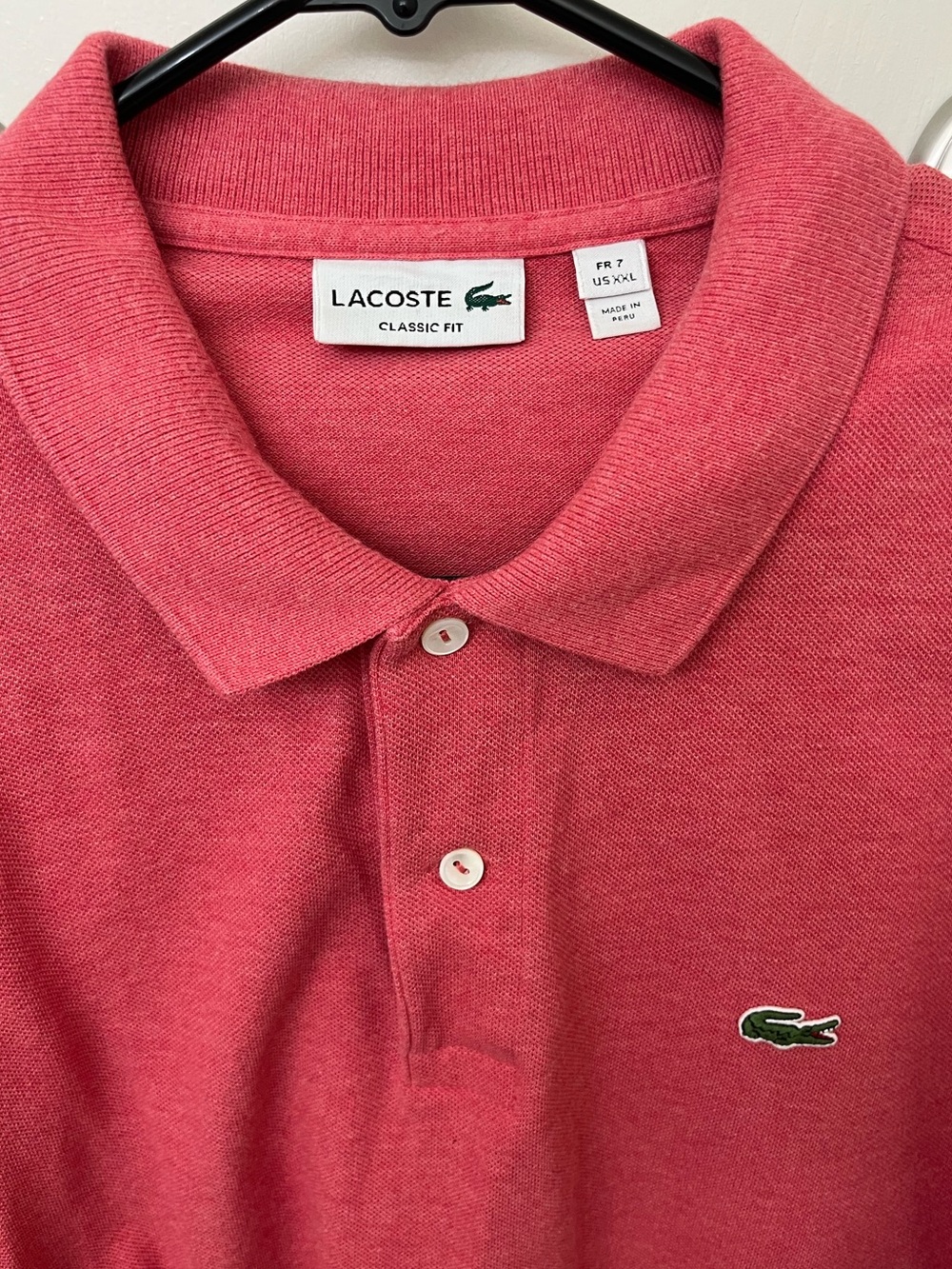 Lacoste Polo Shirt in Coral